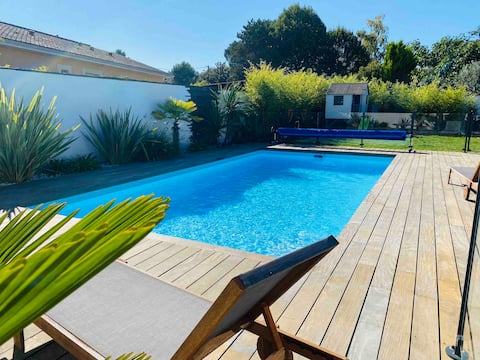 Pleasant air-conditioned house in Bordeaux vineyards