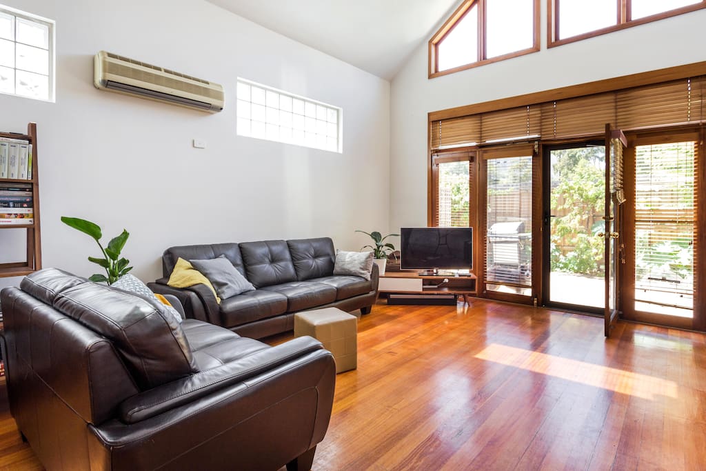 Large open living room
