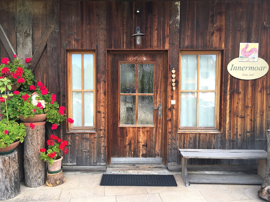 here is your own private entrance to the holiday home