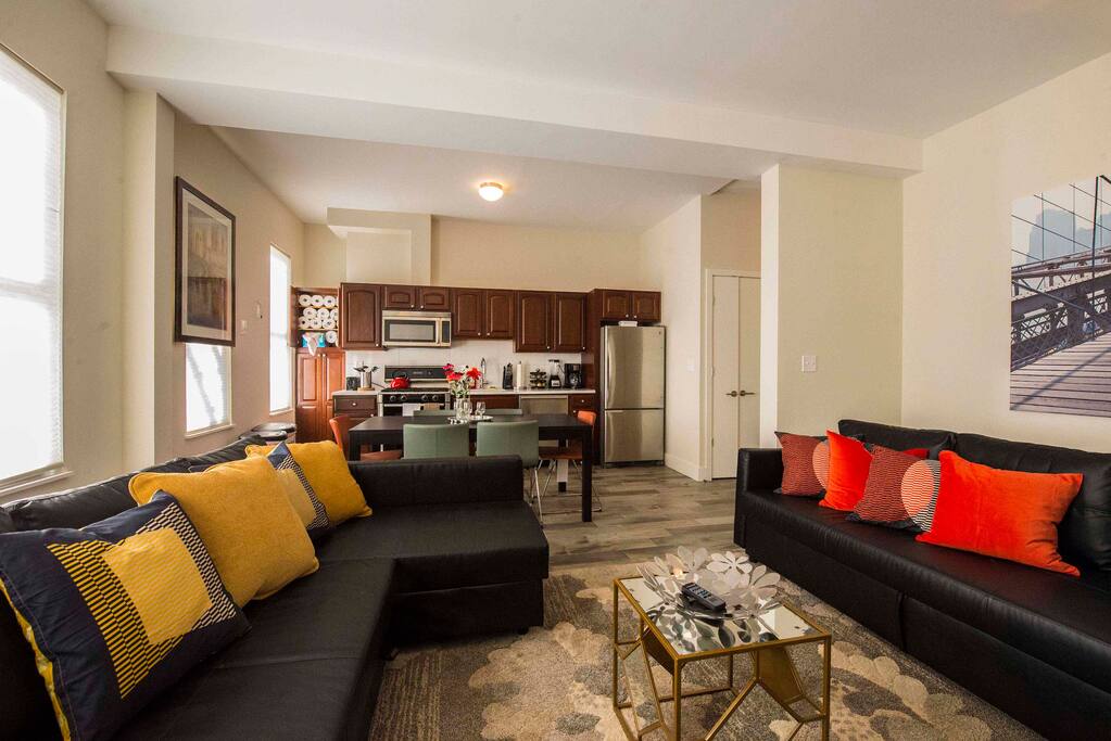 Living Room, Dinning & Kitchen