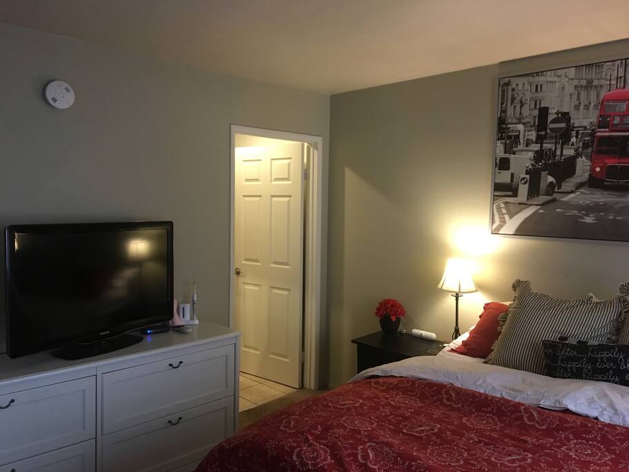 TV and Master Bath