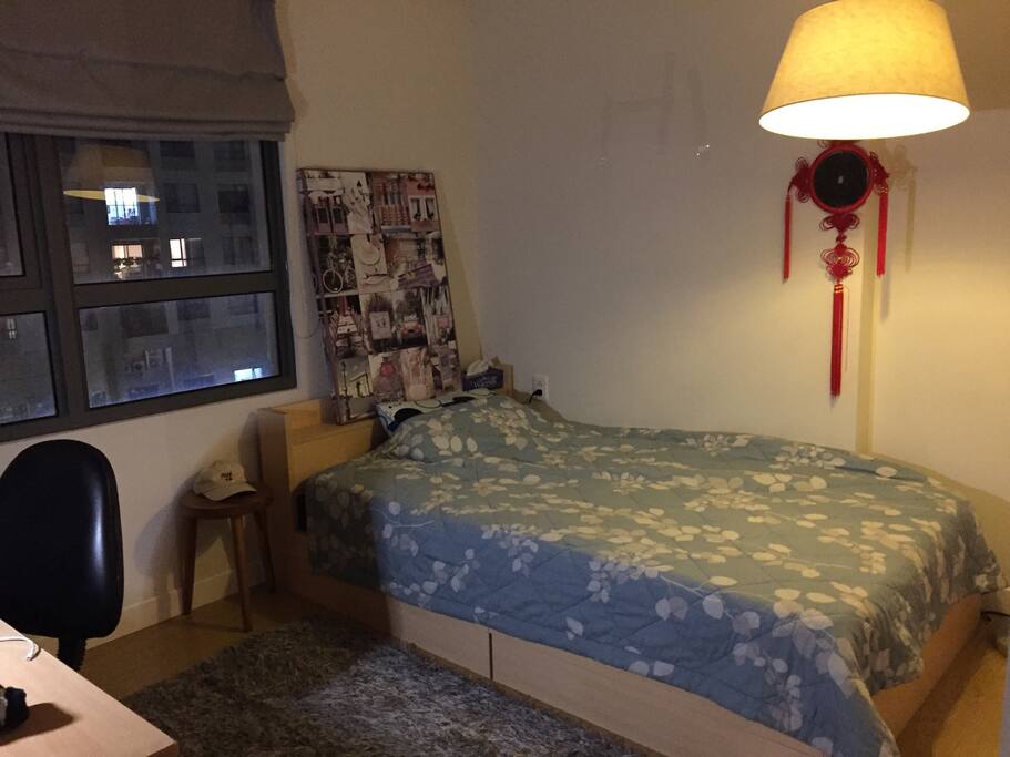 The one bedroom will be use private, studying table