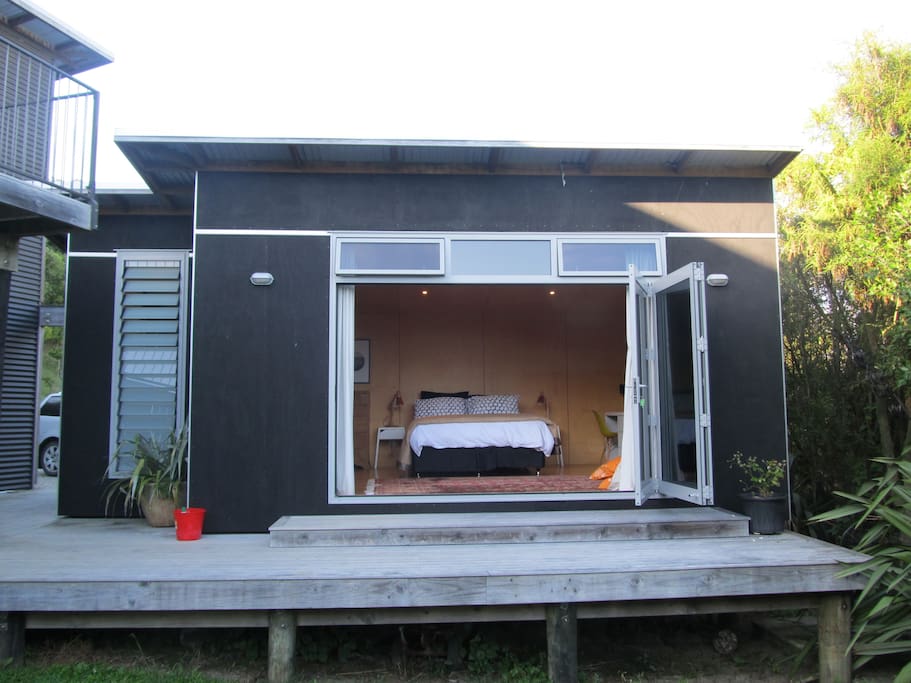 View from front of studio completely private and seperate from main dwelling