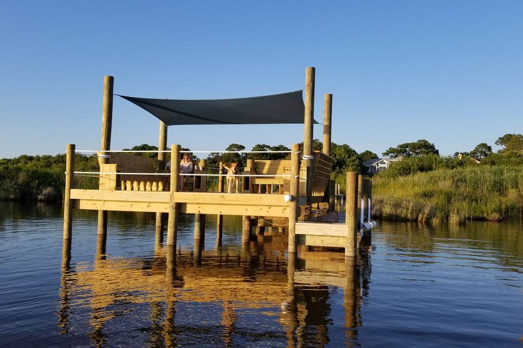 Private dock.