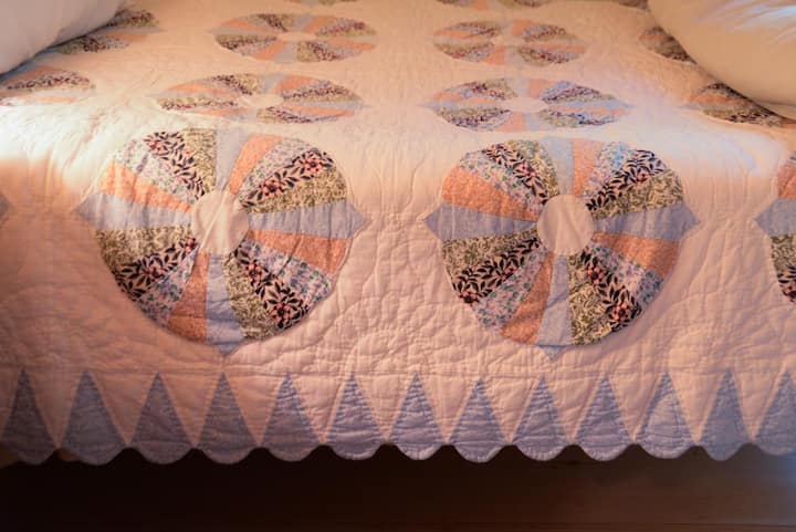 Cotton bedding.