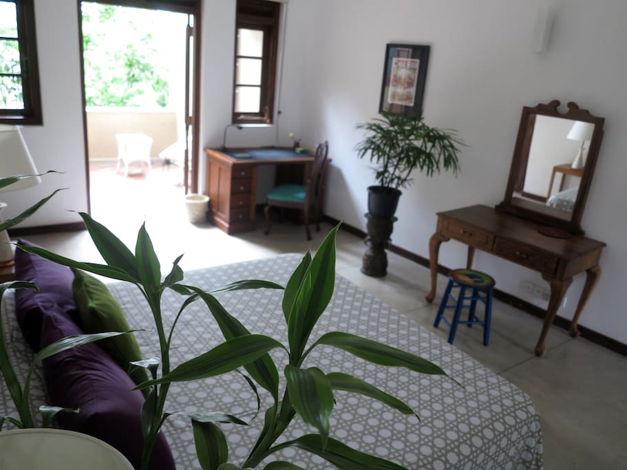 View to the balcony