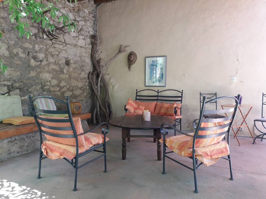 Terrasse ombragée