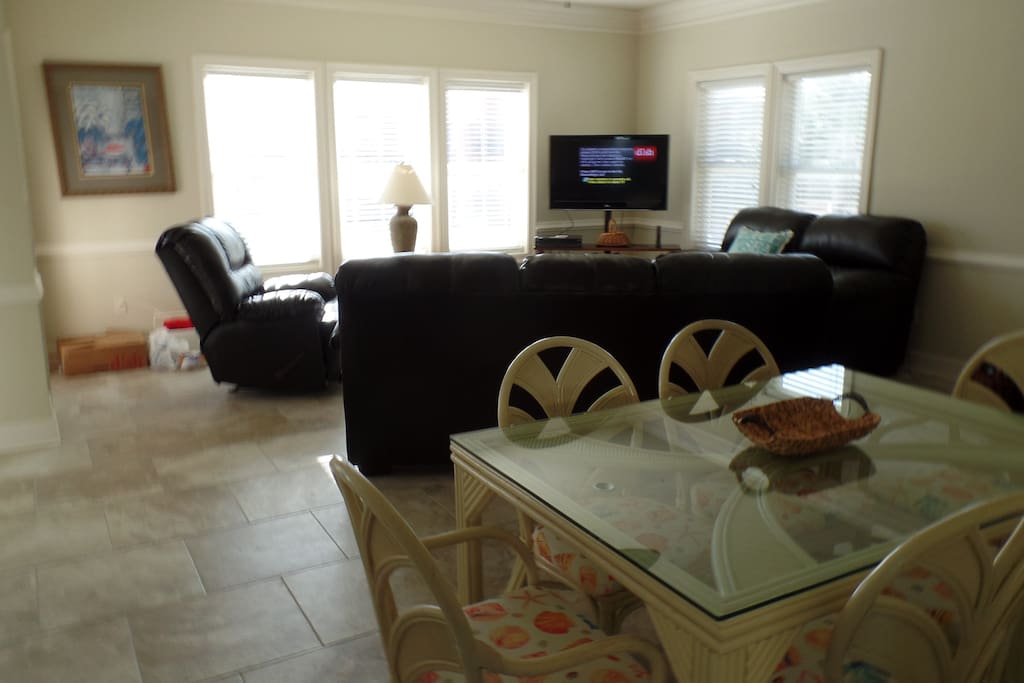 living and dinning area