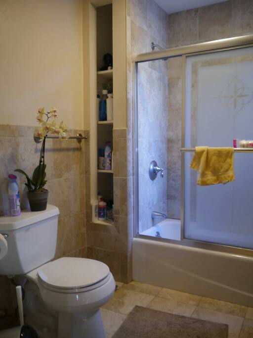 Newly renovated bathroom.