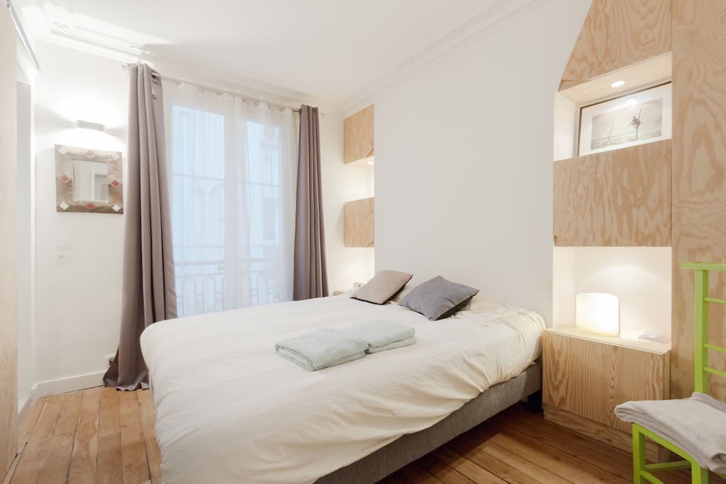 Large bedroom with double bed