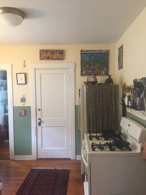 Kitchen (door leads to back porch)