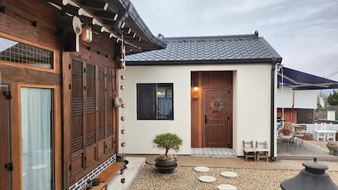 Stayruga, Andong Accommodation, Hanok Private House, Fairytale-like European-style Cafe, Courtyard,