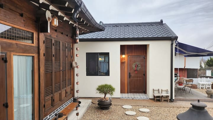 Stayruga, Andong accommodation, hanok rental, family trip, European style, breakfast, barbecue…