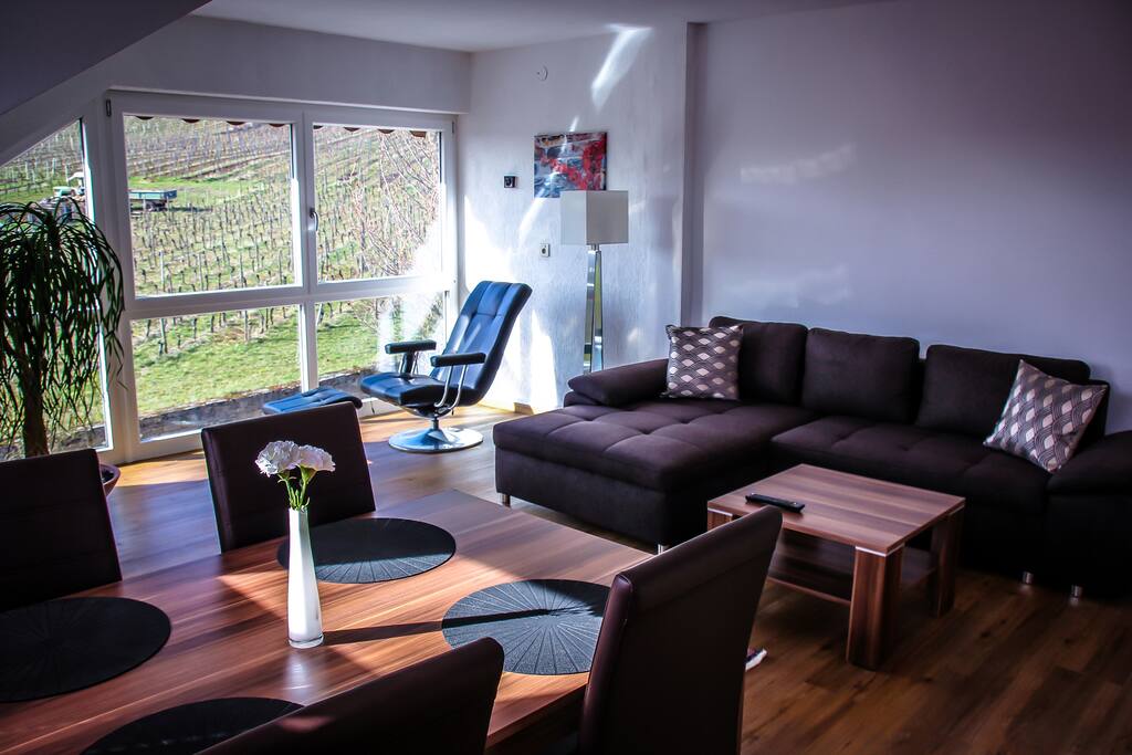 Ruhe und Entspannung an den Weinbergen/ time to relax looking at the vineyards