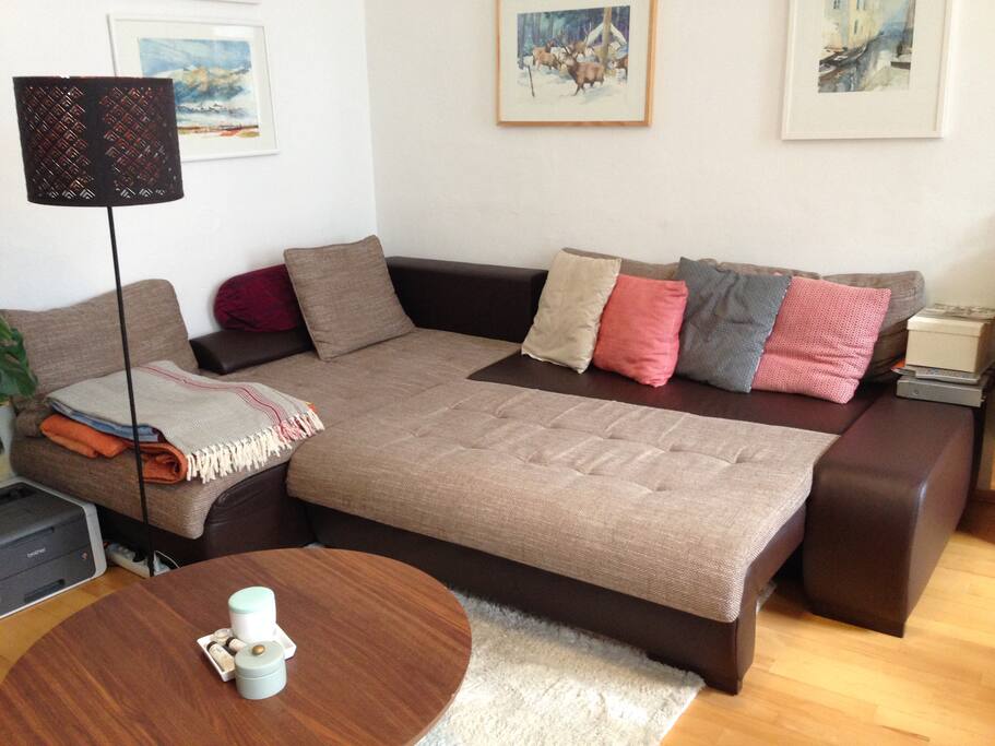 Wohnzimmer - Schlafcouch