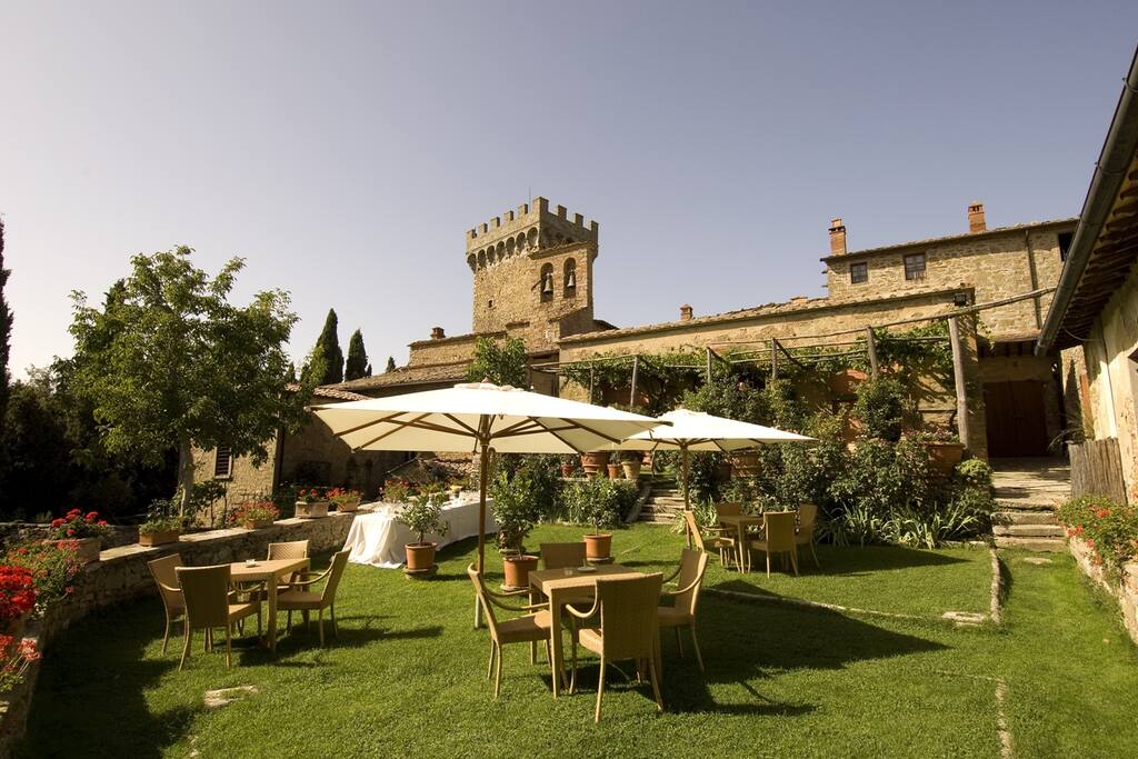 Limonaia garden located inside the village