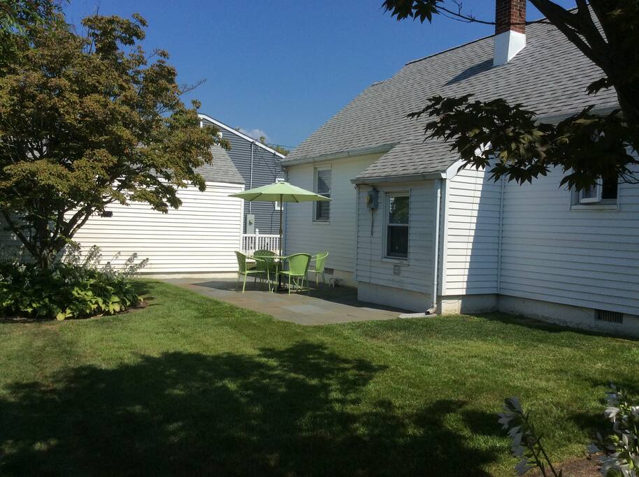 Large backyard