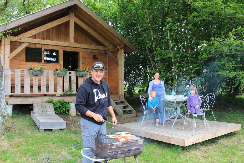 Barbecue en famille