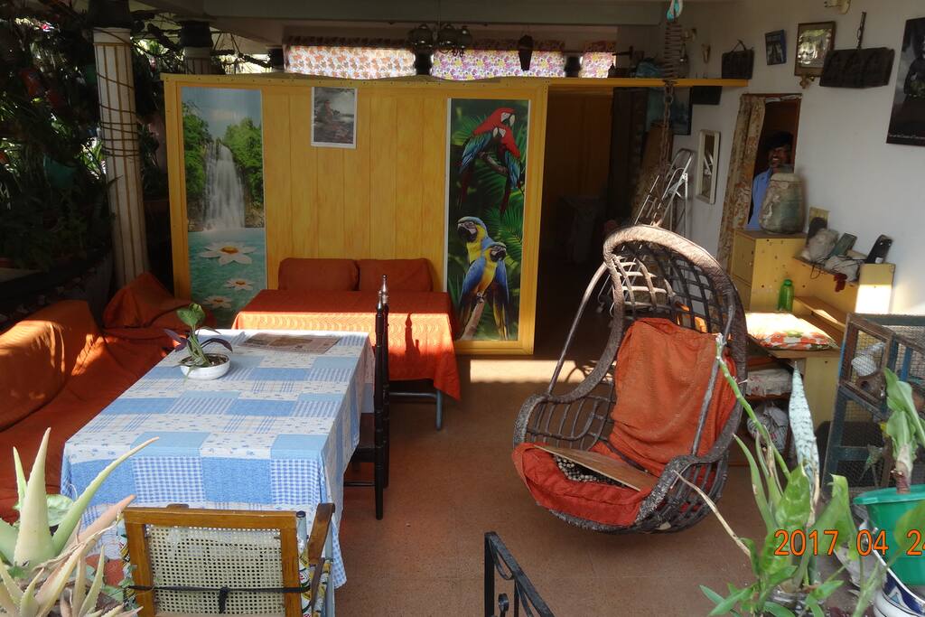 hall, balcony n dining room