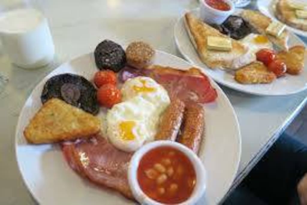 Our typical full irish brrakfast