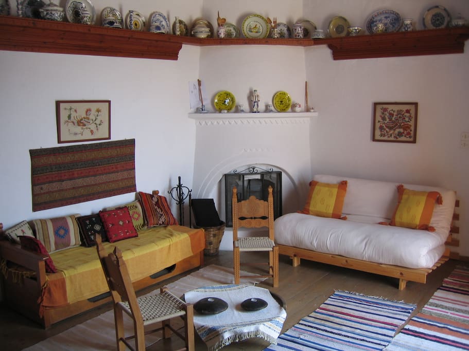 living room - bedroom on upper floor