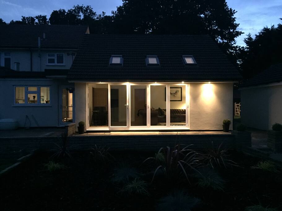 Front entrance (night view)