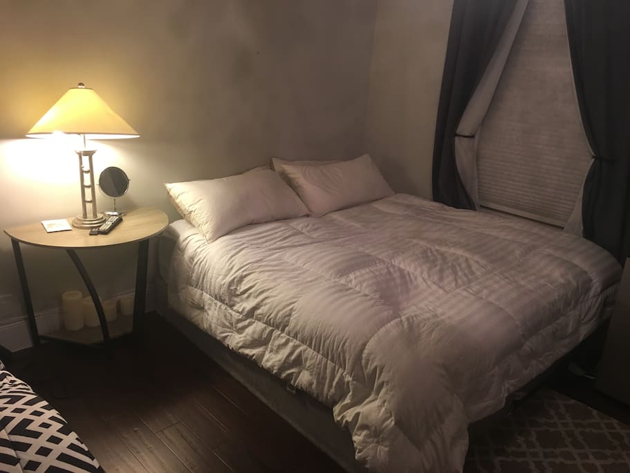 King size bed can sleep up to 3