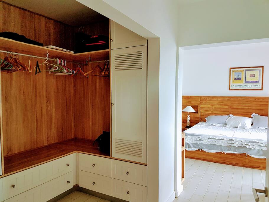 Spacious wardrobe