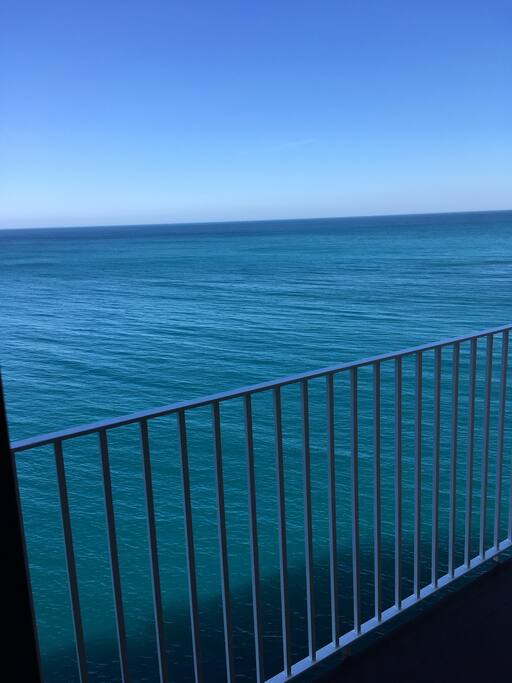 vista dal balcone