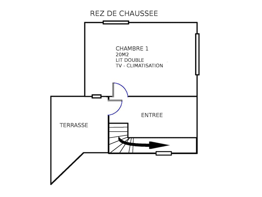 Plan du rez de chaussée