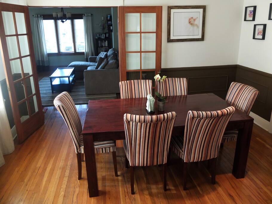 Dining room is open and welcoming