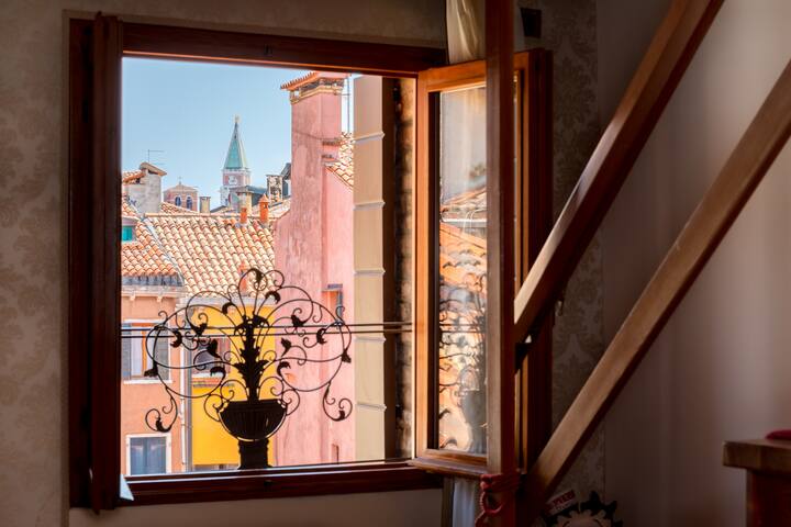 Rialto with San Marco Bell Tower View Air Cond