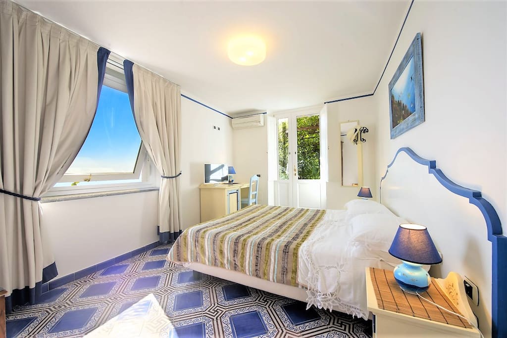 Bedroom with seaview