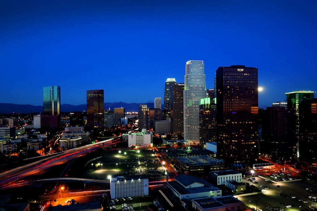 View of Downtown Los Angeles.