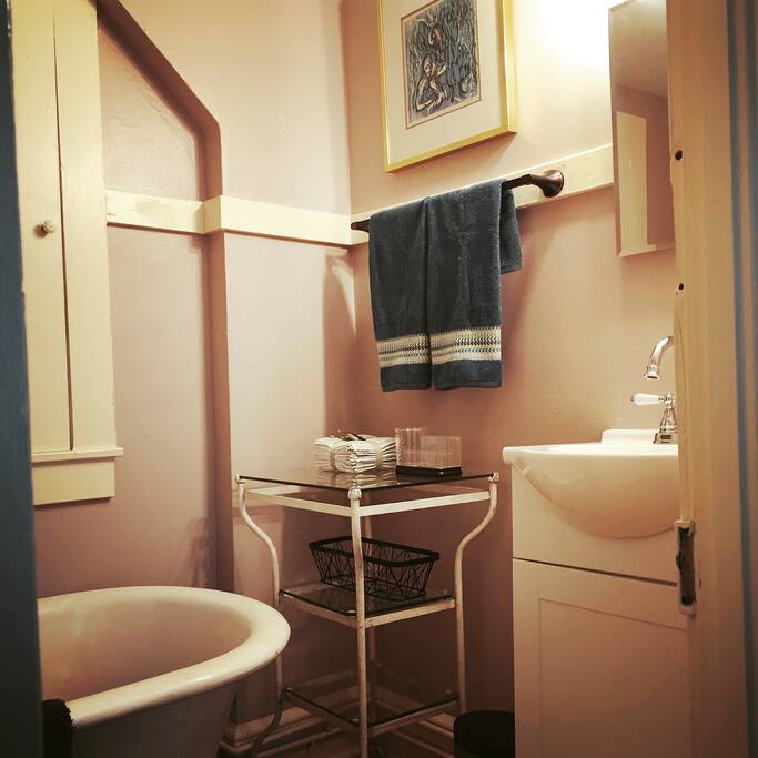 Bathroom with tub