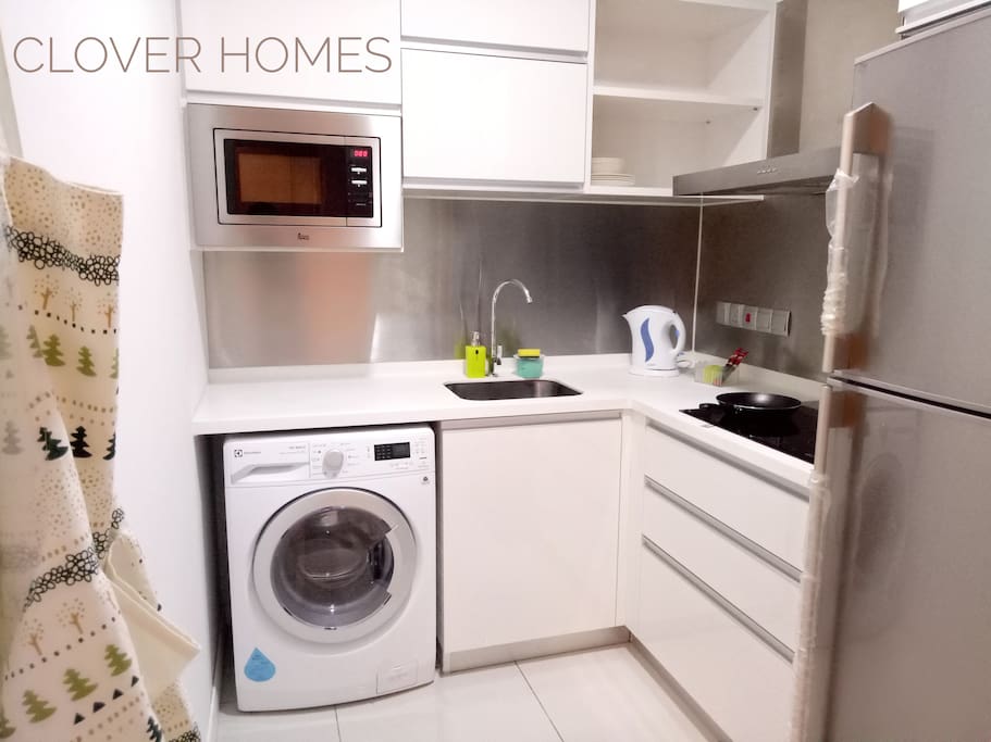 Modern equipped kitchen