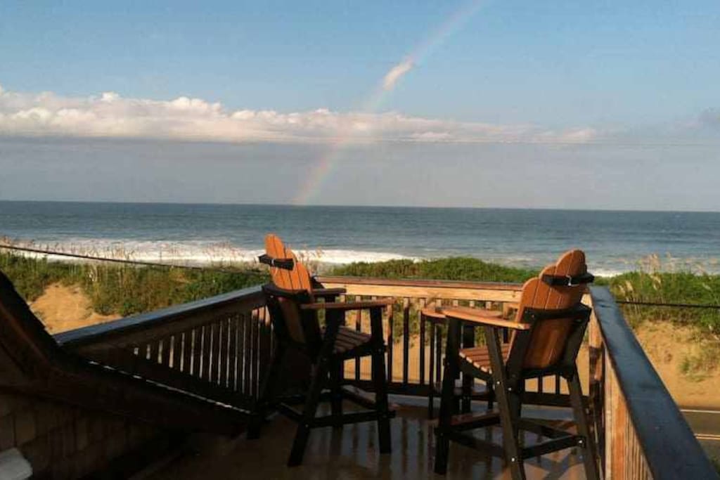 Catch a rainbow, or star gaze at night!