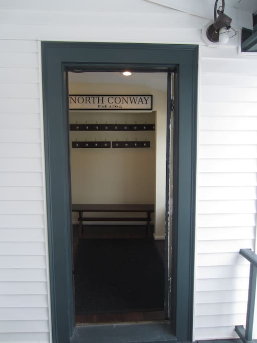 Side entrance off of wrap around porch