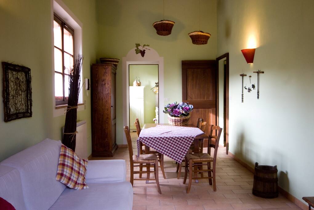 Il soggiorno. The living room.