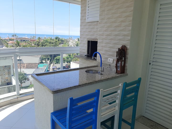 Ap Enseada 3 Suites Com Ar Cond E Serviço De Praia - Guarujá