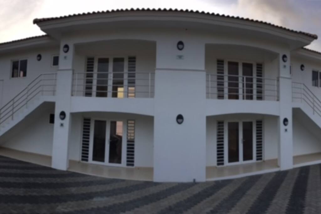Front of the apartment