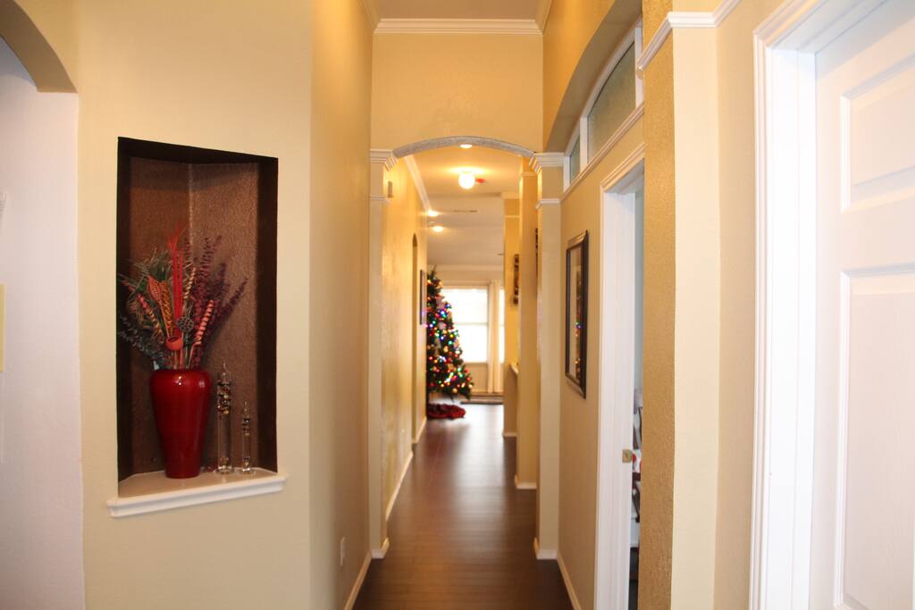 View of main entrance as you enter the house