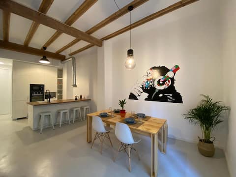 Airbnb con mejor rendimiento: Banksy´s Retreat en L'eixample