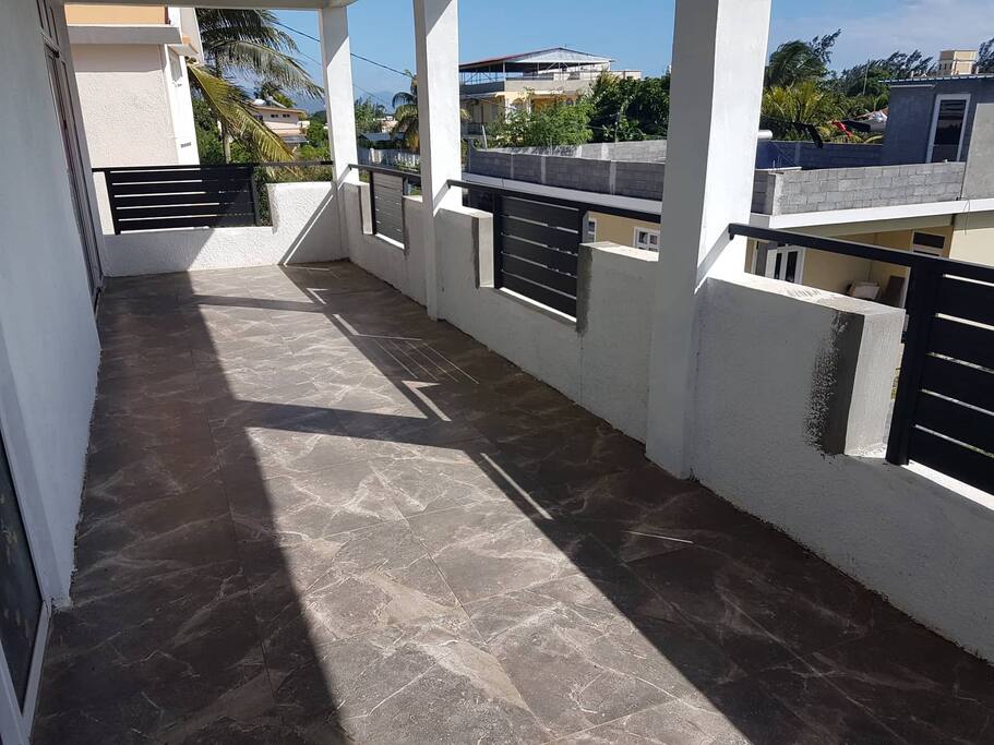Terrace avec vue sur la cote