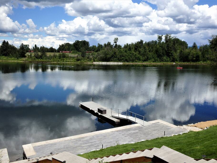 Dreamy cloud reflections