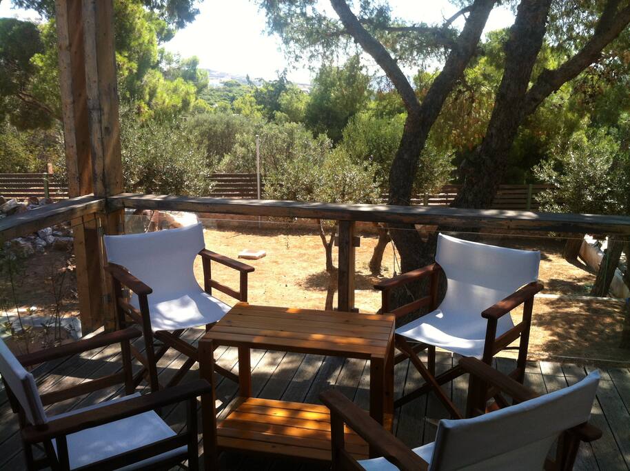relax in the veranda