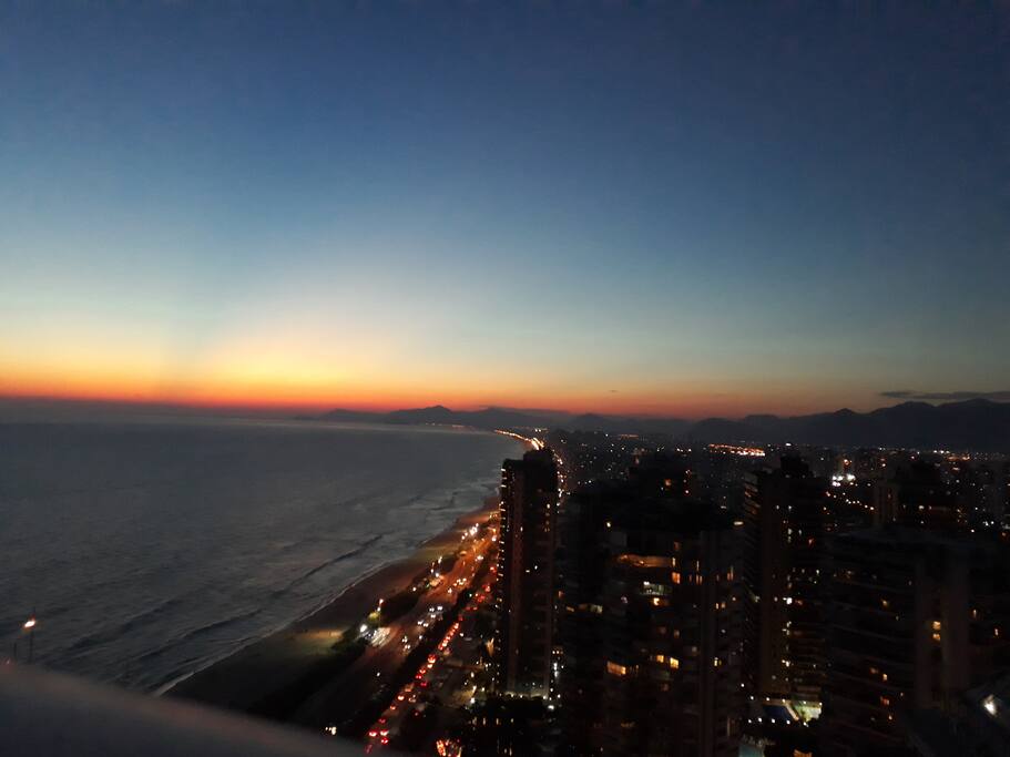Quando o por do sol cai