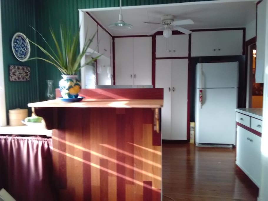 Kitchen from the back door