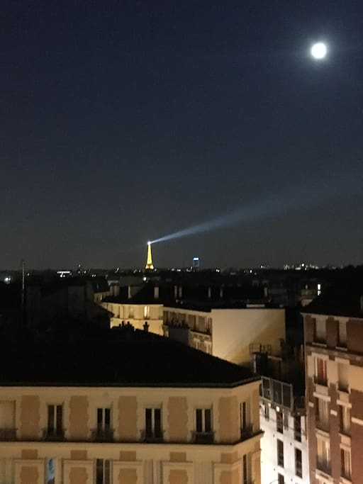 Vue prise du balcon