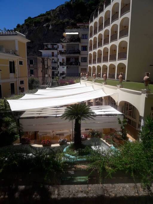 vista hotel dal balcone